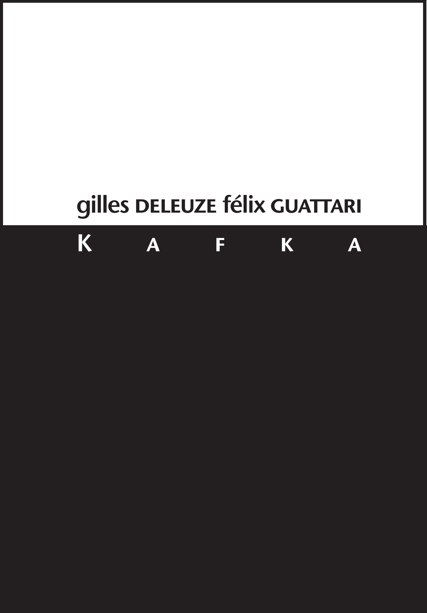 Kafka. Za menšinovou literaturu